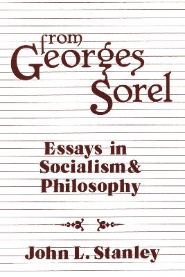 From Georges Sorel by Georges Sorel