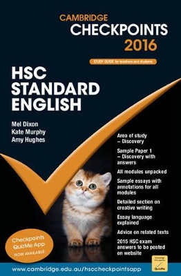 Cambridge Checkpoints HSC Standard English 2016 book