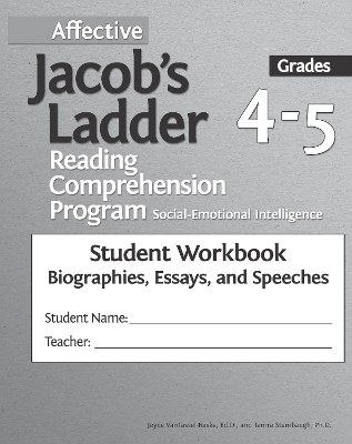 Affective Jacob's Ladder Reading Comprehension Program: Grades 4-5, Student Workbooks, Biographies, Essays, and Speeches (Set of 5) by Joyce VanTassel-Baska