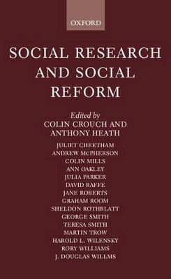 Social Research and Social Reform book