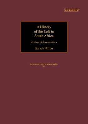 History of the Left in South Africa book