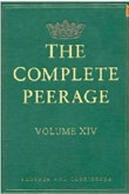 Complete Peerage book