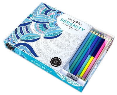 Vive Le Color! Serenity (Coloring Book and Pencils): Color Therapy Kit book