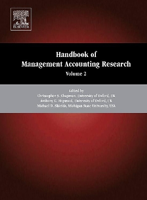 Handbook of Management Accounting Research by Christopher S. Chapman