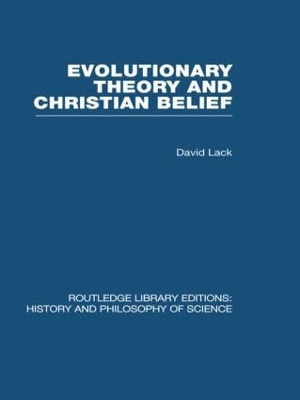 Evolutionary Theory and Christian Belief book