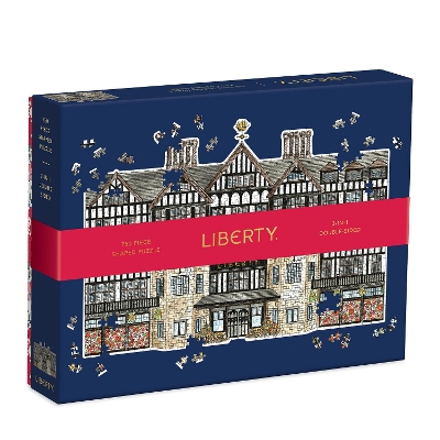 Liberty Tudor Building 750 Piece Shaped Puzzle book