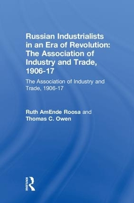 Russian Industrialists in an Era of Revolution book