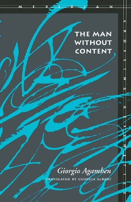 Man Without Content book