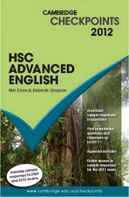 Cambridge Checkpoints HSC Advanced English 2012 book