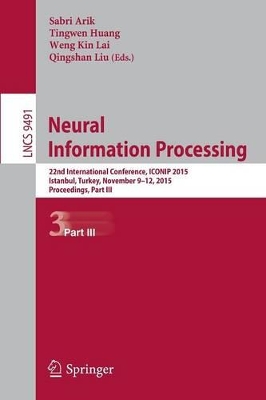 Neural Information Processing by Sabri Arik