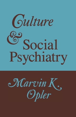 Culture and Social Psychiatry book