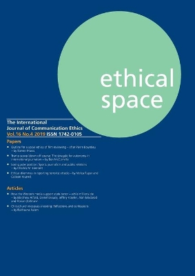 Ethical Space Vol.16 Issue 4 book