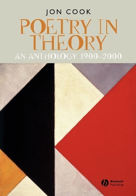 Poetry in Theory by Jon Cook