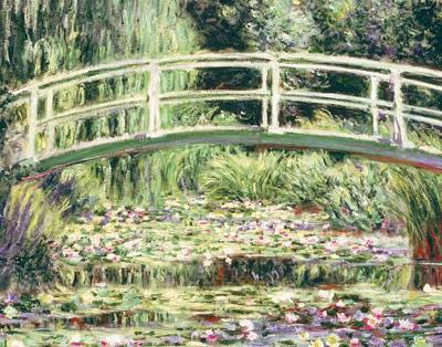 Monet Waterlily Garden Keepsake Box book