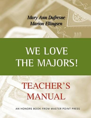 We Love the Majors Teacher's Manual book