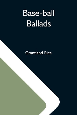 Base-Ball Ballads book