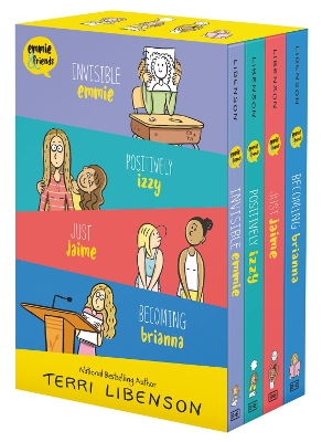Emmie & Friends 4-Book Box Set: Invisible Emmie, Positively Izzy, Just Jaime, Becoming Brianna by Terri Libenson
