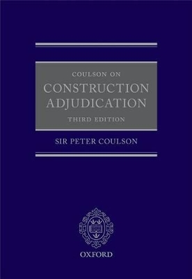 Coulson on Construction Adjudication book