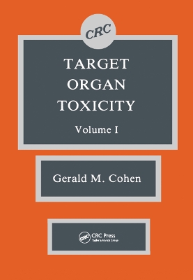 Target Organ Toxicity, Volume I book