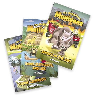 Magnificent Mulligans 3-Pack: Leapin' Leopards / Lions, Elephants, and Lies / Smoke in the Air! by Bill Myers