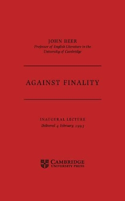 Against Finality book