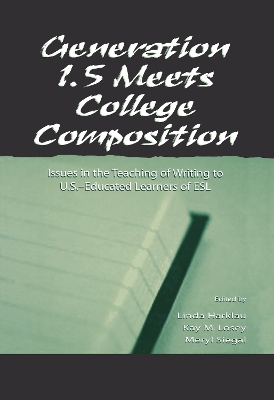 Generation 1.5 Meets College Composition book