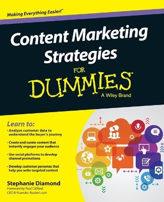 Content Marketing Strategies for Dummies book