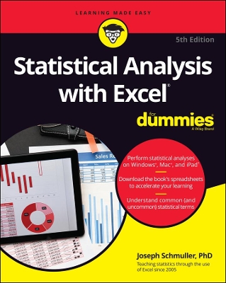 Statistical Analysis with Excel For Dummies book