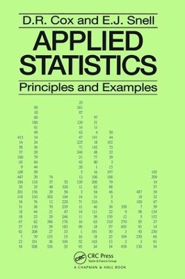 Applied Statistics - Principles and Examples book