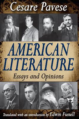 American Literature: Essays and Opinions by Cesare Pavese