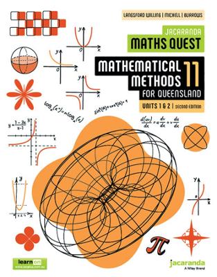 Jacaranda Maths Quest 11 Mathematical Methods Units 1&2 for Queensland, 2e learnON & Print book