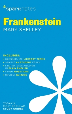Frankenstein SparkNotes Literature Guide book