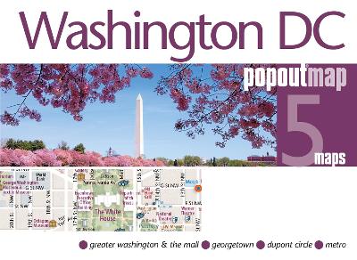 Washington DC PopOut Map by PopOut Maps