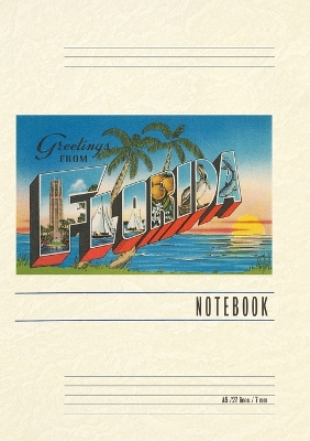 Vintage Lined Notebook Greetings from Florida by Found Image Press