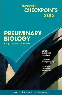 Cambridge Checkpoints Preliminary Biology book