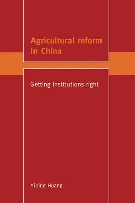 Agricultural Reform in China book
