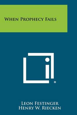 When Prophecy Fails book