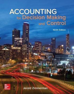 Accounting for Decision Making and Control book