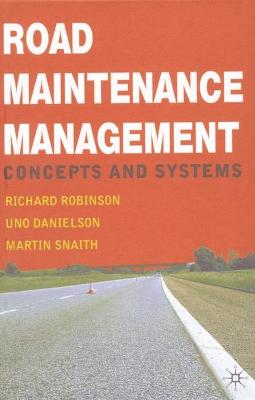 Road Maintenance Management book