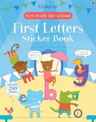 Get Ready for School First Letters Sticker Book by Jessica Greenwell
