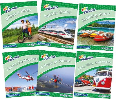 Jolly Phonics Readers Level 3, Our World, Complete Set: In Print Letters (American English edition) book