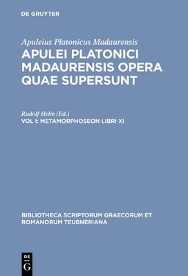 Opera Quae Supersunt, Vol. I: Metamorphoseon Libri XI book