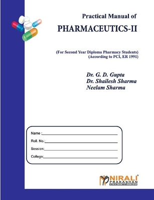 Practical Manual of PHARMACEUTICS--II book