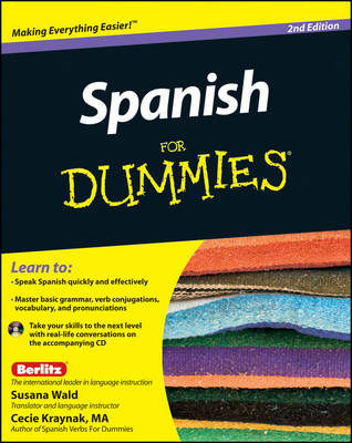 Spanish for Dummies, 2nd Edition with CD book