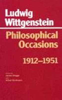 Philosophical Occasions: 1912-1951 book