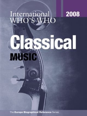 International Who's Who in Classical Music book