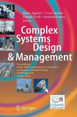 Complex Systems Design & Management book