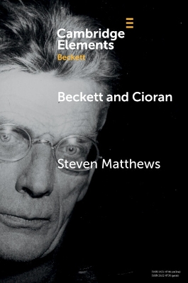 Beckett and Cioran book