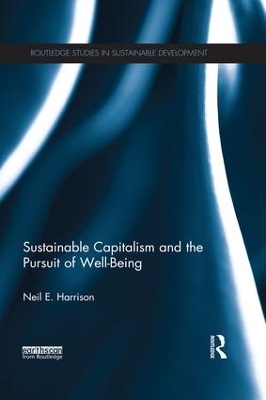 Sustainable Capitalism and the Pursuit of Well-Being by Neil Harrison