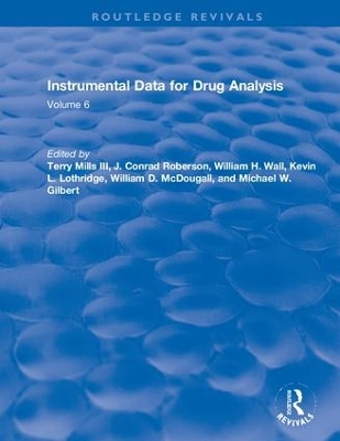 Instrumental Data for Drug Analysis, Second Edition: Volume V book